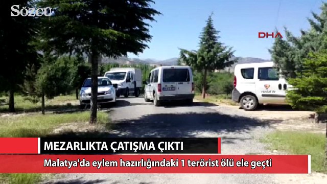 Malatya'da eylem hazırlığındaki 1 terörist ölü ele geçti