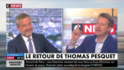 Yannick Jado veut envoyer Trump dans l'espace