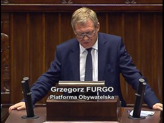 Poseł Grzegorz Furgo - Wystąpienie z dnia 25 maja 2017 roku.