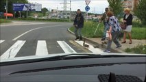 Cette maman canard et ses petits traversent au passage piéton