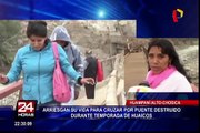 Chosica: piden reconstrucción de puente peatonal destruido por huaicos