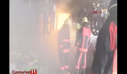 İstanbul Fatih'te korkutan yangın