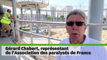 VIDEO. A Tours, les cyclistes et personnes en fauteuil testent la passerelle Fournier