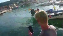 Braconnage d'un pêcheur professionnel dans le port de Saint-Mandrier