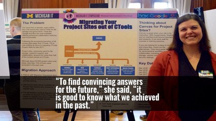 “To find convincing answers for the future,” she said, “it is good to know what we achieved in the past.”