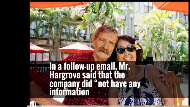 In a follow-up email, Mr. Hargrove said that the company did “not have any information