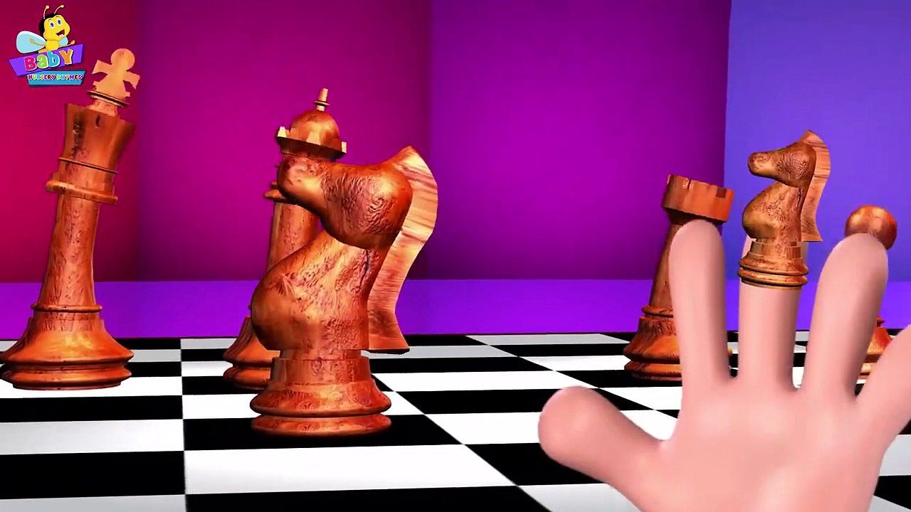 Finger Family Chess Family _ Finger Family Songs _ Funny Finger Family-nh5h