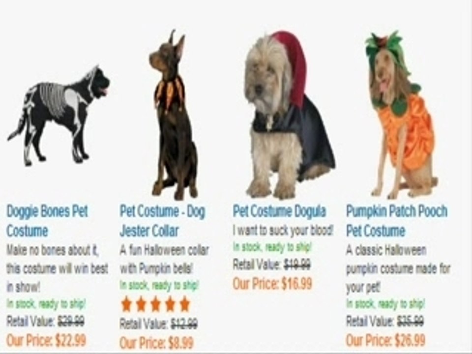 Pet Halloween Costumes - Pet Halloween Costume