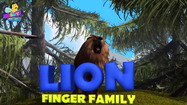 Lion Finger Family 3D _ Animals Cartoons Finger Family Children Nursery Rhymes-Ufk4Zfml4cU