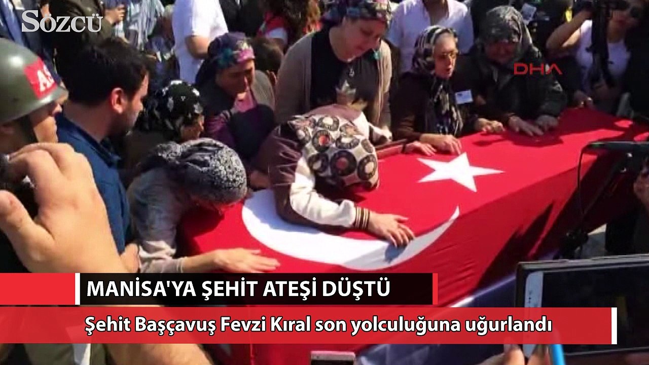 Şehit Başçavuş Fevzi Kıral son yolculuğuna uğurlandı