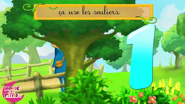 Un kilomètre à pied, ça use les souliers.-k