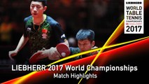 2017 World Championships Highlights | Xu Xin/Fan Zhendong vs Tristan Flore/E. Lebesson (Round 2)