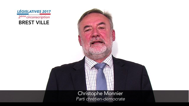 Législatives 2017. Christophe Monnier : 2e circonscription du Finistère (Brest)