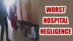 Karnataka hospital denies stretcher, wife drags her husband for x-ray | Oneindia News