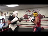action packed sparring lee selby vs andrew selby - EsNews Boxing