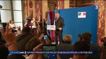 François Bayrou présente son projet de moralisation de la vie publique