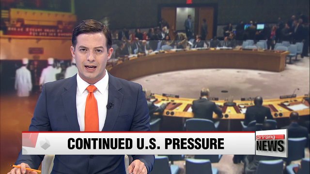 U.S. keeps pressure on North Korea, adding new sanctions and drafting new UN resolution
