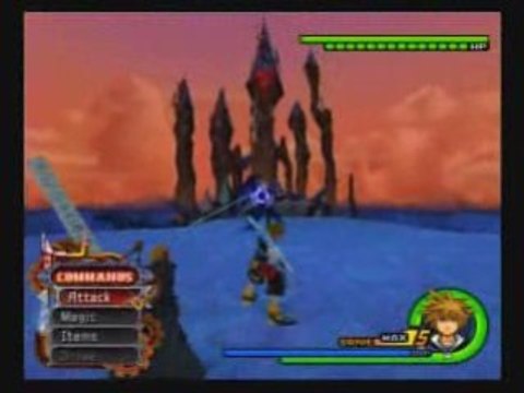 Sephiroth Battle Kingdom Hearts 2