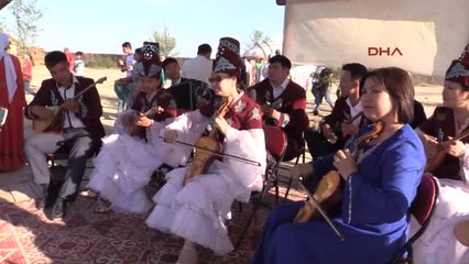 Kazakistan'da Türk Konseyi Kültür Köyü Açtı