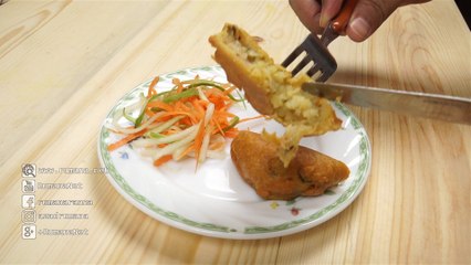 ভ্যান বা হোটেল স্টাইলে আলুর চপ