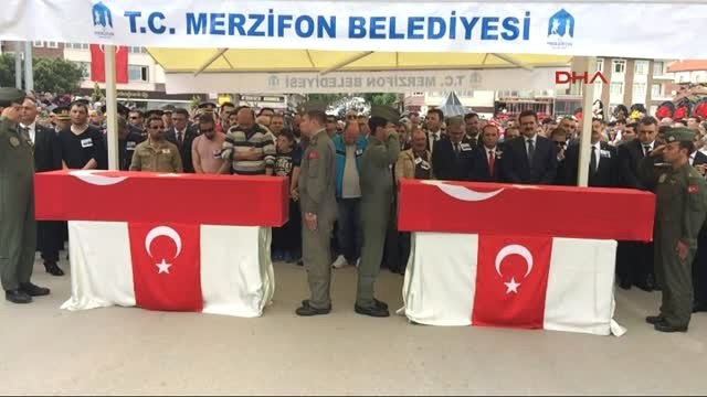 Amasya Şehit Uzman Çavuş Hakan Incekar ve Şehit Pilot Üsteğemen Abdülmuttalip Kesikbaş Son...