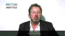 Législatives 2017. Gilles Le Roux : 2e circonscription du Finistère (Brest)