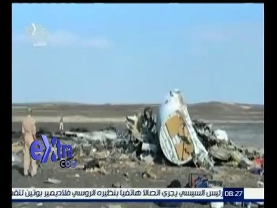 #غرفة_الأخبار | شاهد...الصور الأولية لحادثة سقوط الطائرة الروسية بسيناء