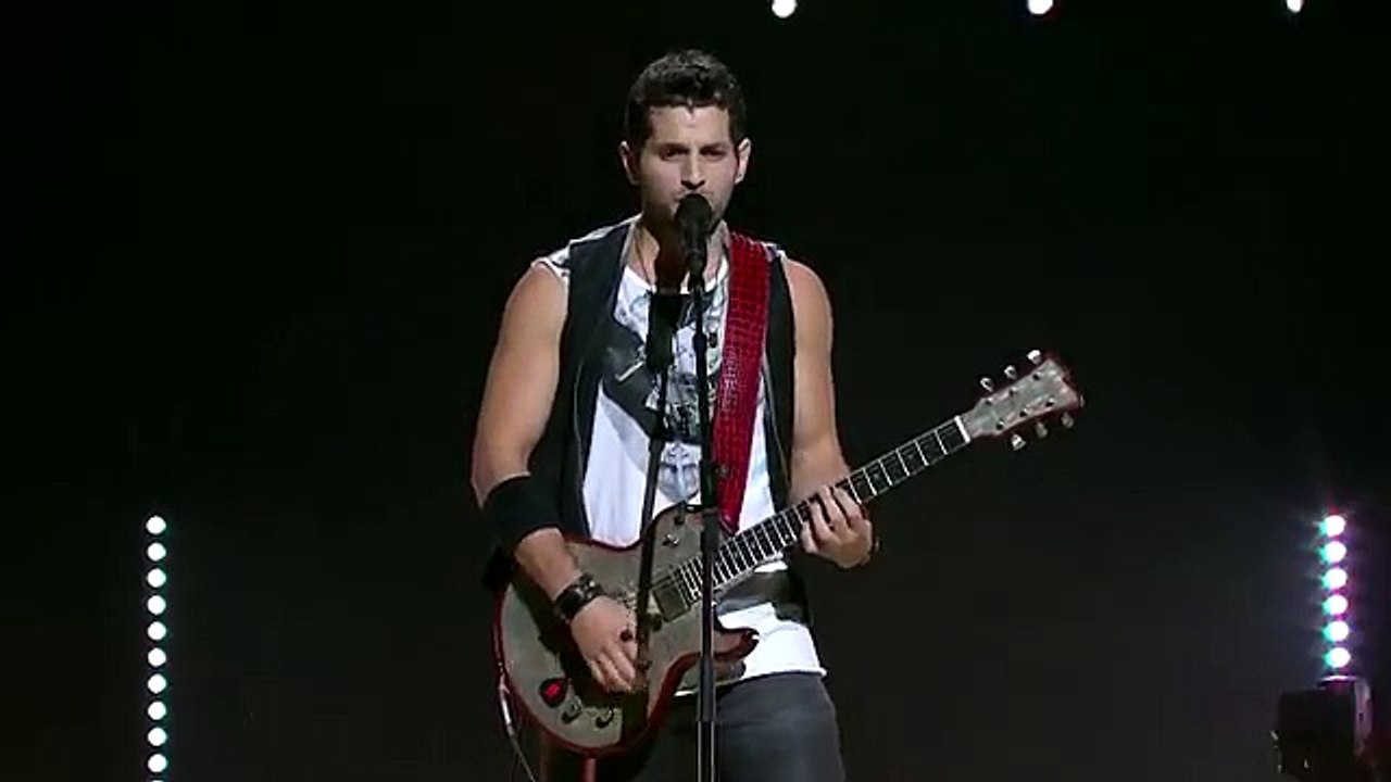 Jay Parrino sings  Whole Lotta Love    The Voice Australia 2016