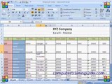 MS Excel 2007 TutorTab Cells Bl