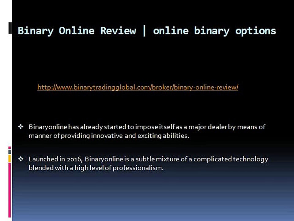 Binary Online Review