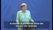 Angela Merkel critique une décision 