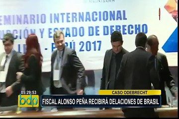 Caso Odebrecht: fiscal Alonso Peña recibirá delaciones de Brasil