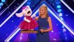Darci Lynne 12-Year-Old Singing Ventriloquist Gets Golden Buzzer - Americas Got Talent 2017 !