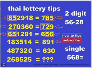 thai lottery tips best formula 100%win