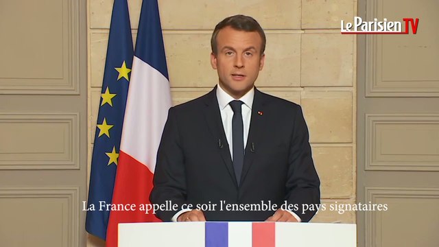Accord de Paris : la contre-attaque de Macron après l'annonce de Trump
