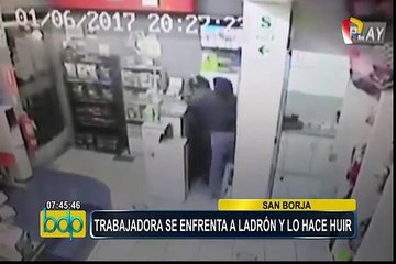 San Borja: trabajadora de veterinaria se enfrenta a delincuente y evita asalto