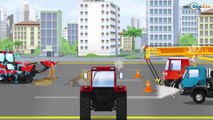 Kids Video w The Yellow Bulldozer digging and Excavator | Construction Trucks Cartoons for children