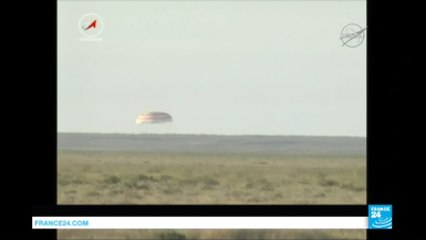 French Astronaut Thomas Pesquet returns to earth, land in Kazakhstan