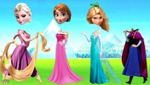 Wrong Heads Disney Princess Frozen Finger Family Nursery