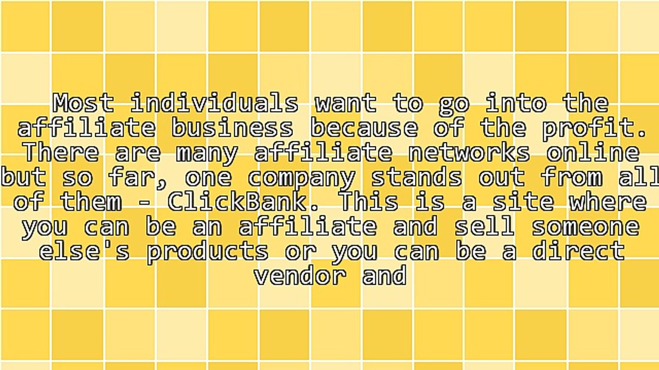 ClickBank: How Do You Govern The Site?