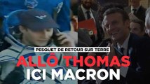 Macron téléphone à Pesquet : 