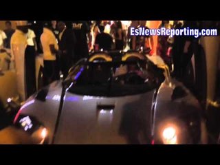 Floyd Mayweather drives off in 5 MILLION DOLLAR CAR EsNews