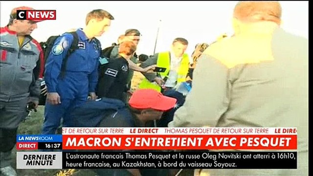 Regardez les images de Thomas Pesquet qui revient sur Terre après 196 jours dans l'espace - VIDEO