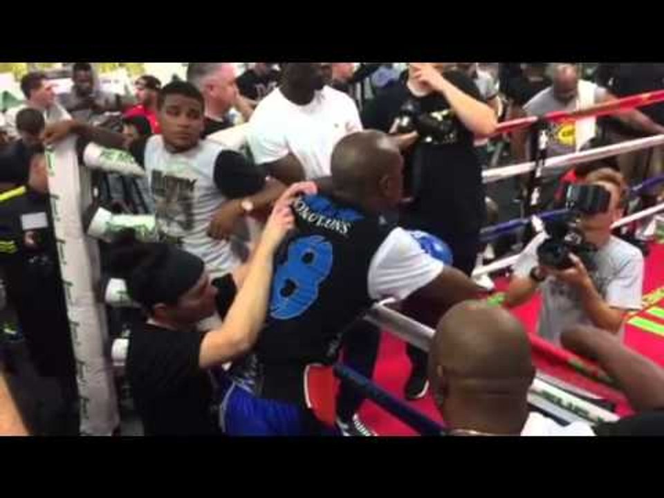 Floyd mayweather pre workout