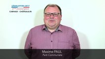 Législatives 2017. Maxime Paul : 6e circonscription du Finistère (Carhaix-Châteaulin)