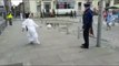 Police officer plays divine game of football with Irish nun