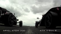 KTM X-Bow R VS Ariel Atom 300 accélération (Motorsport)