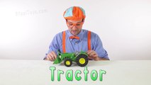 Tractor toy for toddlrs and toys and animals for children _ Blippi Toys