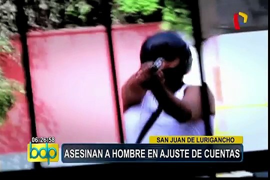 San juan de Lurigancho: sicarios asesinan a hombre por un ajuste de cuentas