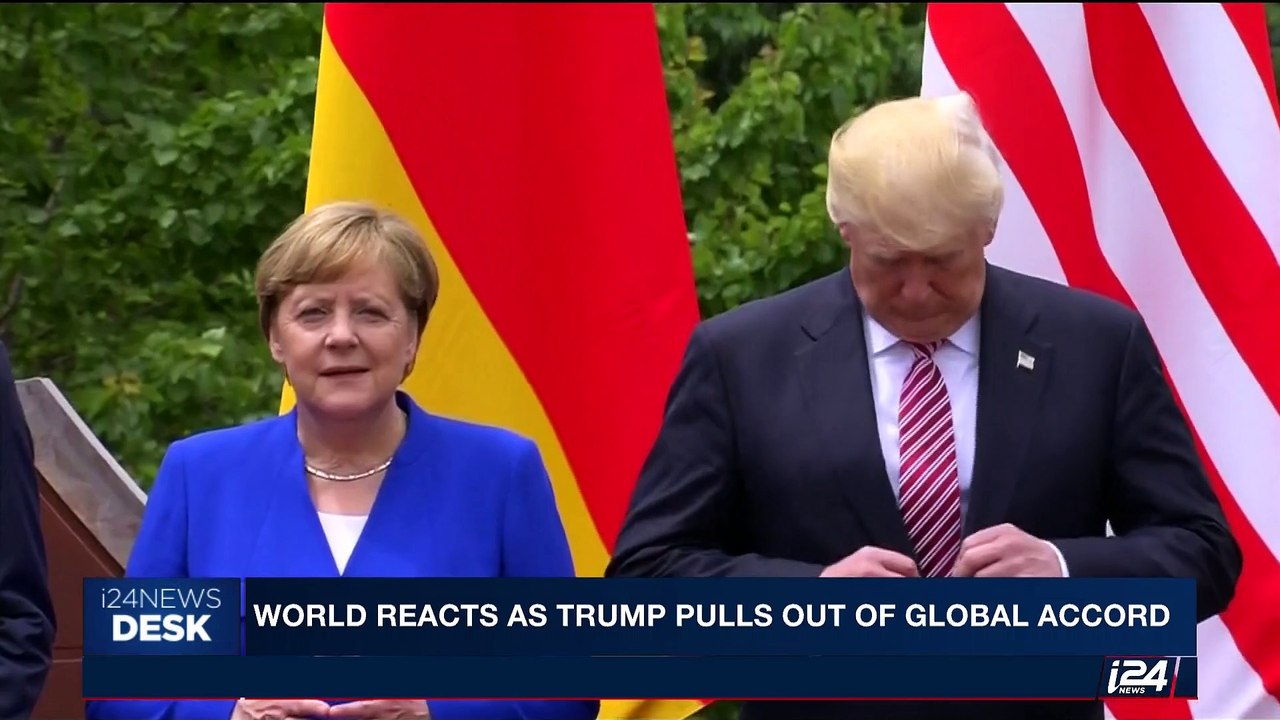 i24NEWS DESK | World reacts at U.S. withdrawal from climate pact | Friday, June 2nd 2017